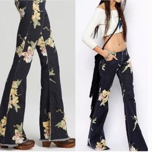 FREE PEOPLE Floral Bali Flare in Miami Night